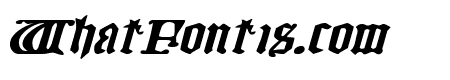 Westdelphia Extra-Expanded Italic