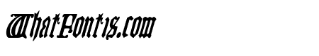 Westdelphia Condensed Italic