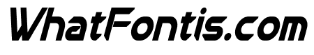 Chromia Condensed Bold Italic