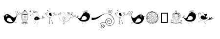 DOODLE DINGS 1 Birds Cages