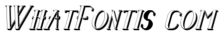 Senandung Malam 3D Bold Italic