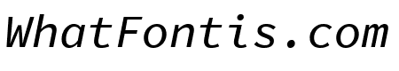 Source Code Pro Medium Italic