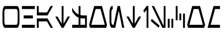 Aurebesh Condensed