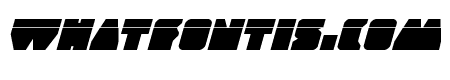 Contour of Duty Laser Italic