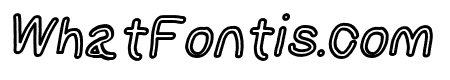 NumbBunny Bold Outline Italic