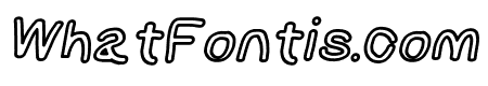 NumbBunny Black Outline Italic