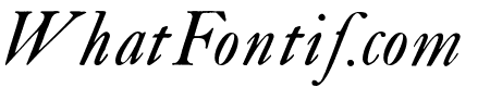CaslonSwashItalicWF