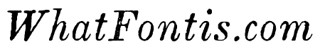 Oldkirk WF Italic