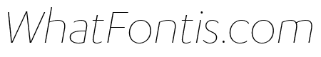 Karbon Thin Italic