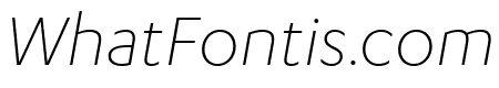 Karbon Light Italic