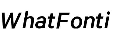 Calibre MediumItalic
