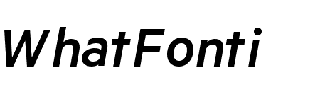 Metric MediumItalic