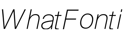 SuisseIntl ThinItalic WebXL