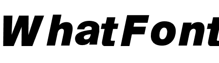 SuisseIntl BlackItalic WebXL