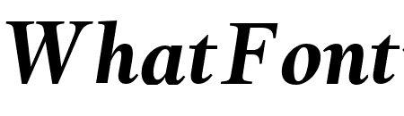 RomainText BoldItalic WebXL