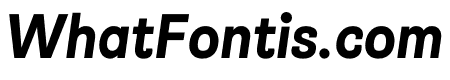 Brezel Grotesk BoldItalic