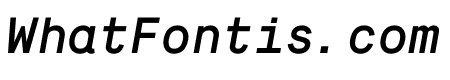 Maison Mono Italic