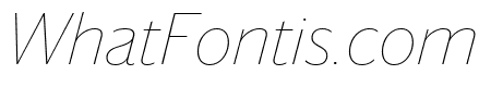 DarbySans ThinItalic Reduced