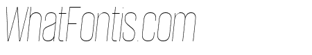 GiorgioSans ThinItalic Reduced