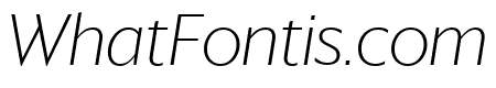 SanomatSans XLightItalic Reduced