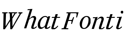 CaponiDisplay RegularNo2Italic Reduced