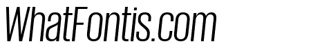 GiorgioSans RegularItalic Reduced