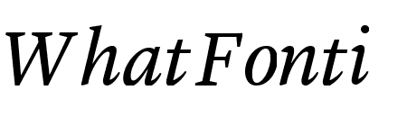 LyonText RegularItalic Reduced