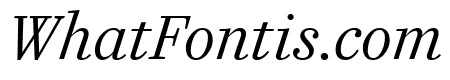 CaponiDisplay RegularItalic Reduced