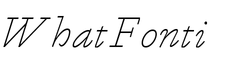 MarianText 1554Italic Reduced