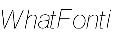 NeueHaasGrotDisp 26XThinItalic Reduced
