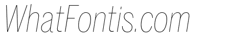 MarrSansCondensed ThinItalic Reduced