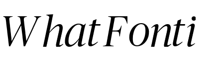 PublicoBanner LightItalic Reduced