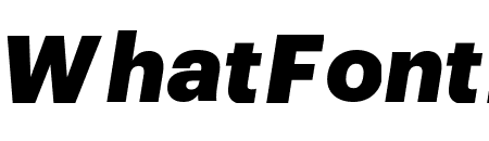 Graphik BlackItalic Reduced