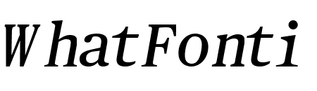 PublicoTextMono Italic Reduced