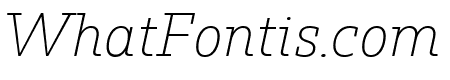 RumSerif ThinItalic