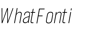 GrotzecCondensed UltralightItalic