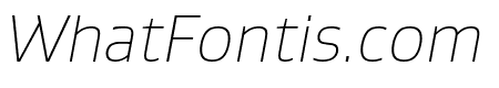 Gustan ThinItalic