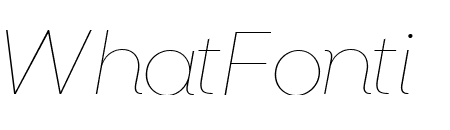 SharpSansNo1 ThinItalic