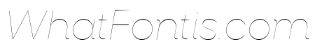 SharpSansNo1 HairlineItalic
