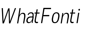 FortCond LightItalic