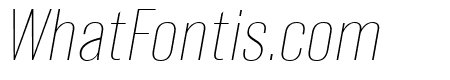 GrotzecCondensed ThinItalic