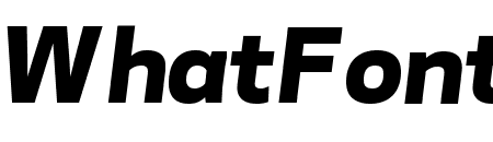 GalaxiePolaris HeavyItalic
