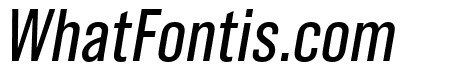 GrotzecCondensed RegularItalic