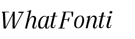 SilvaDisplay LightItalic