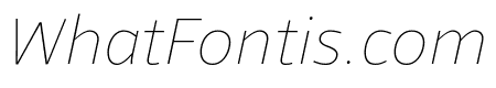 Agile ThinItalic