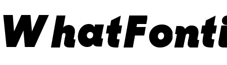 SharpSansNo1 BlackItalic