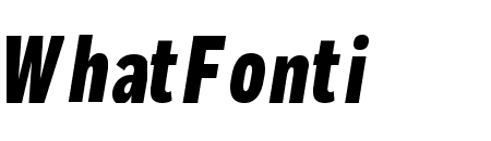 Fort XCond ExtraboldItalic