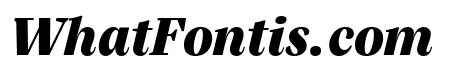 SilvaDisplay BlackItalic