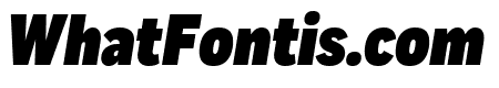 FortCond BlackItalic