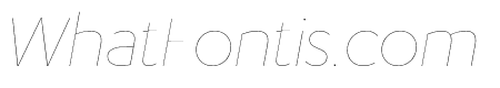 Karbon HairlineItalic